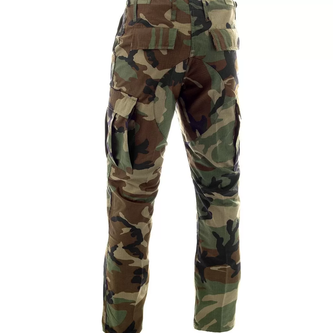 MFH Trousers> Bdu Combat Trousers Ripstop Woodland