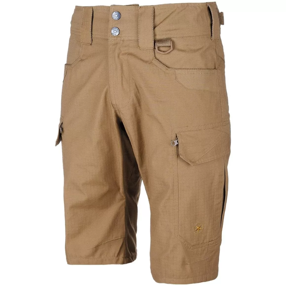 Alta Industries Shorts>Mfh Bermuda Shorts Storm Ripstop Coyote Tan