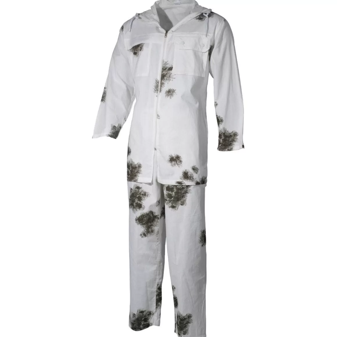 MFH Ghillie Suits> Bw Reversible Suit Snow Camo