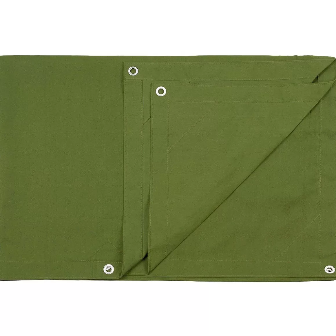 MFH Bashas, Bivis & Tents> Canvas Tarpaulin Metal Eyelets 305X365Cm Olive