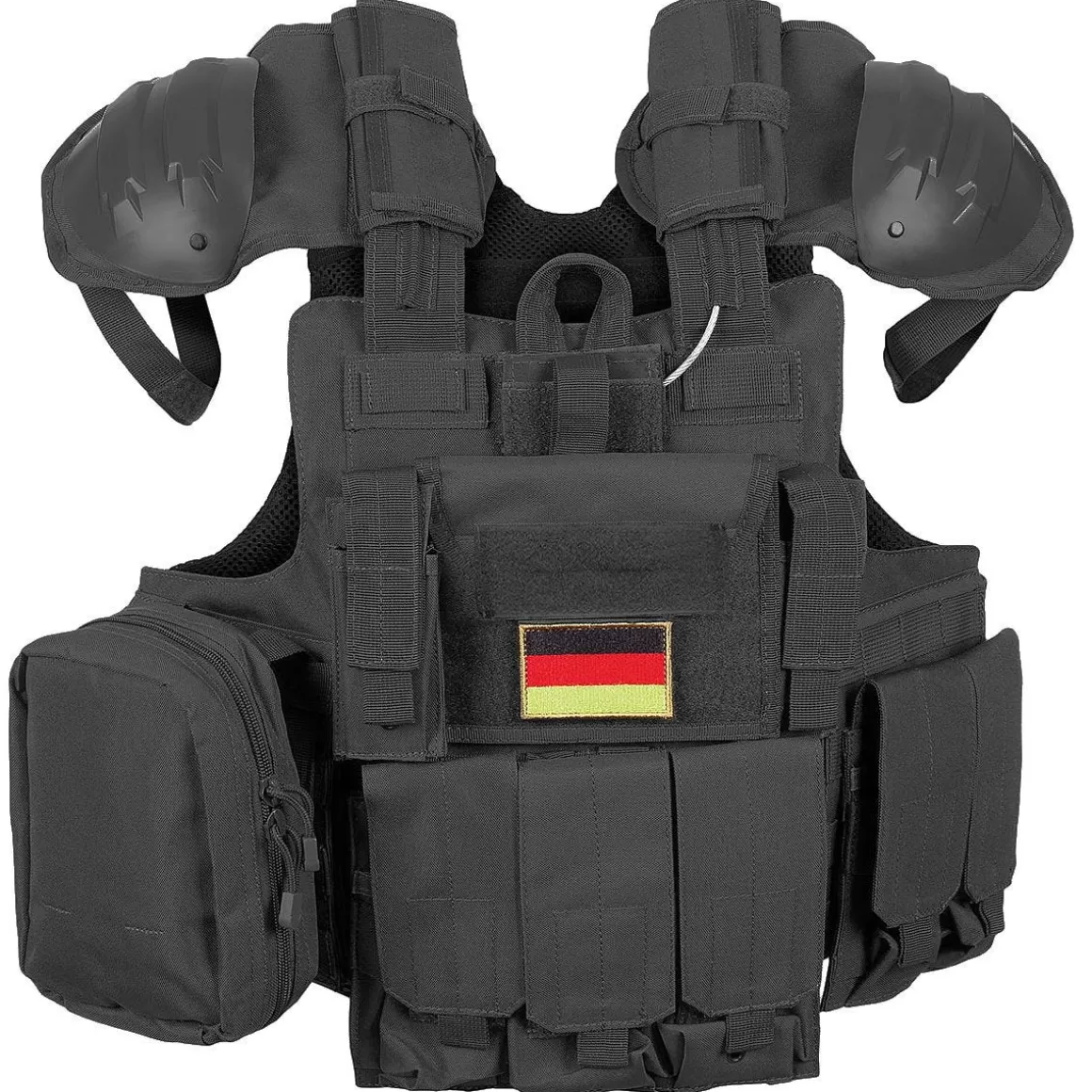 MFH Vests> Combat Vest With Quick Release Black