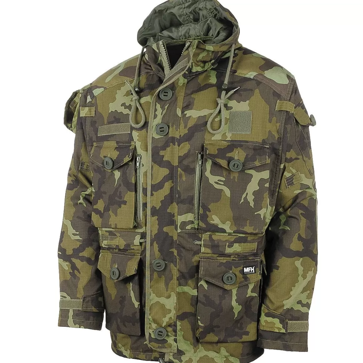 MFH Jackets & Coats> Commando Jacket Smock Czech Woodland