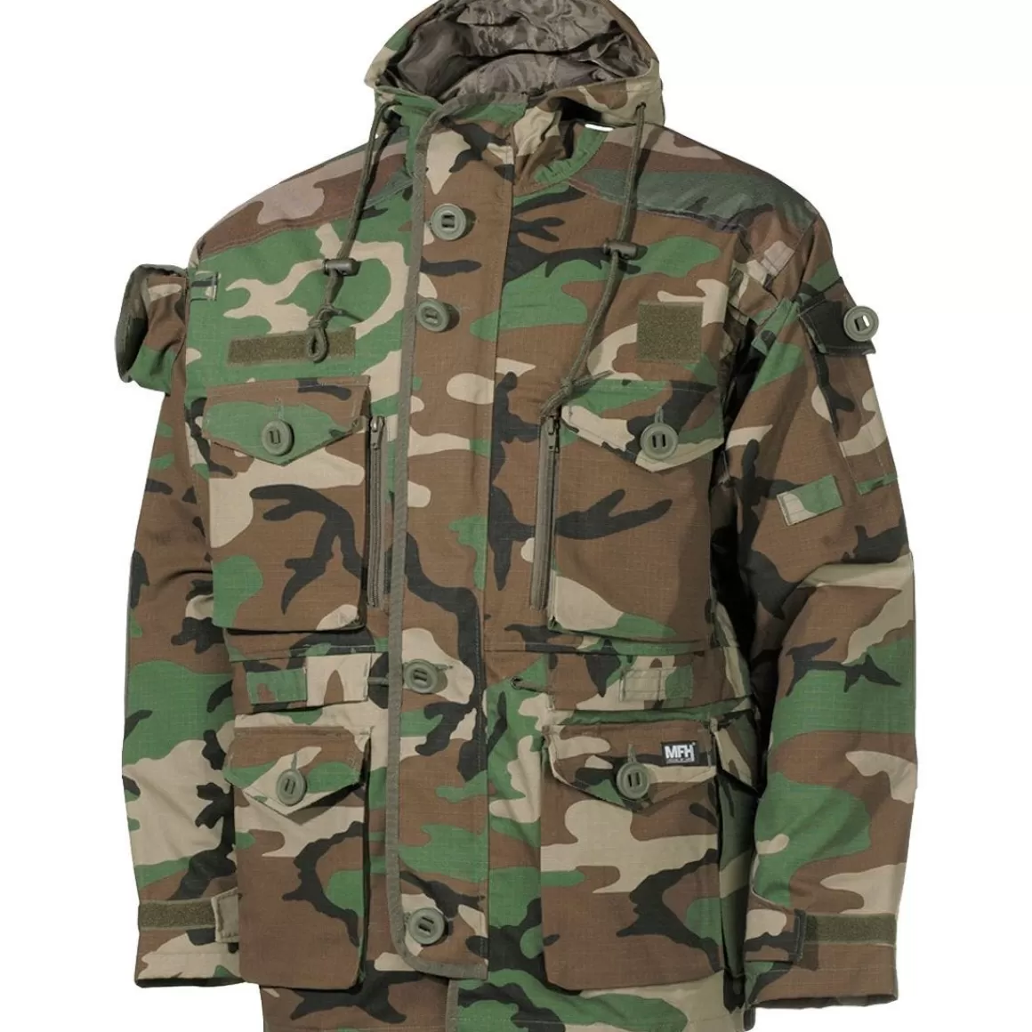 MFH Jackets & Coats> Commando Jacket Smock Woodland