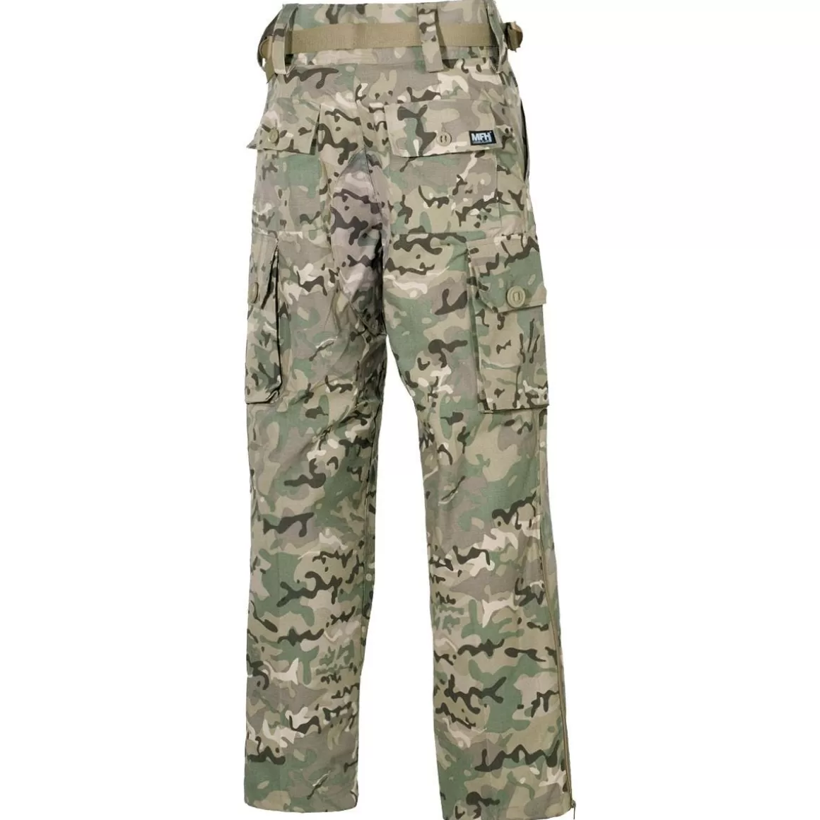 MFH Trousers> Commando Trousers Smock Ripstop Operation Camo