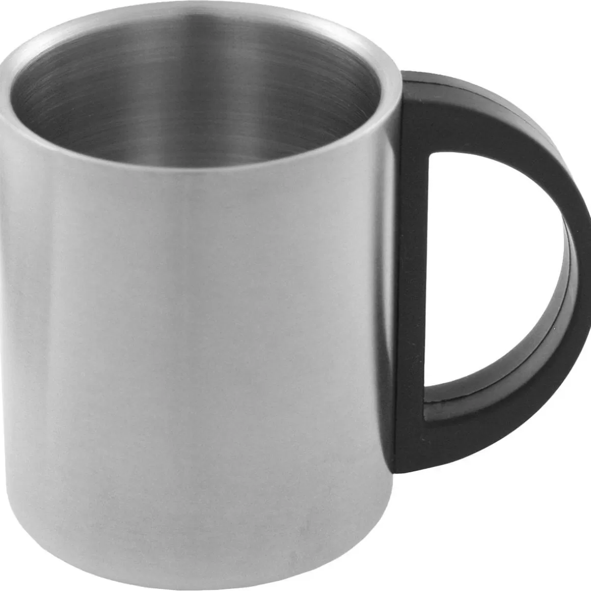 MFH Cooking & Eating> Cup Doule-Walled 220Ml Plastic Handle Stainless Steel