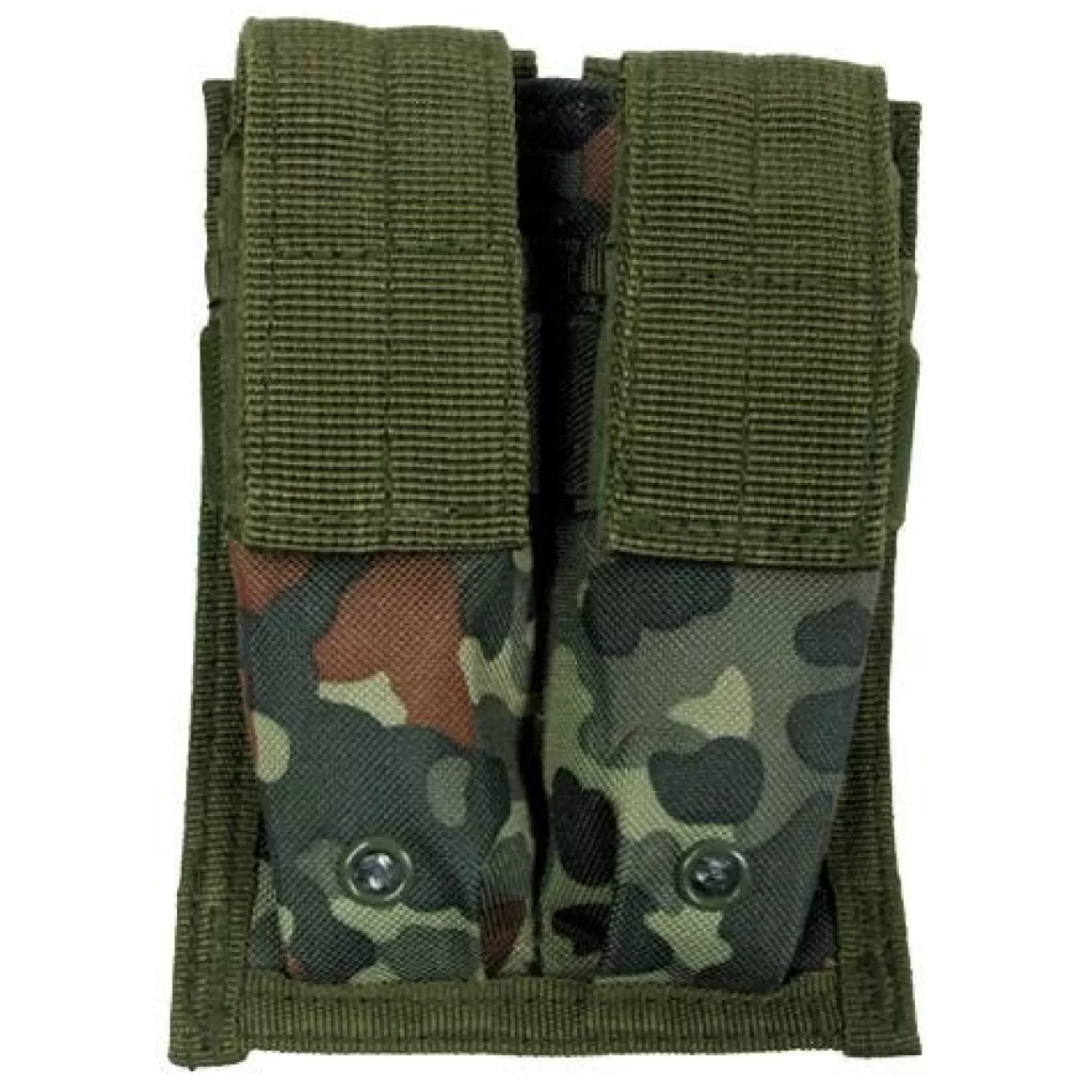 MFH Magazine Pouches> Double 9Mm Magazine Pouch Small Molle Flecktarn