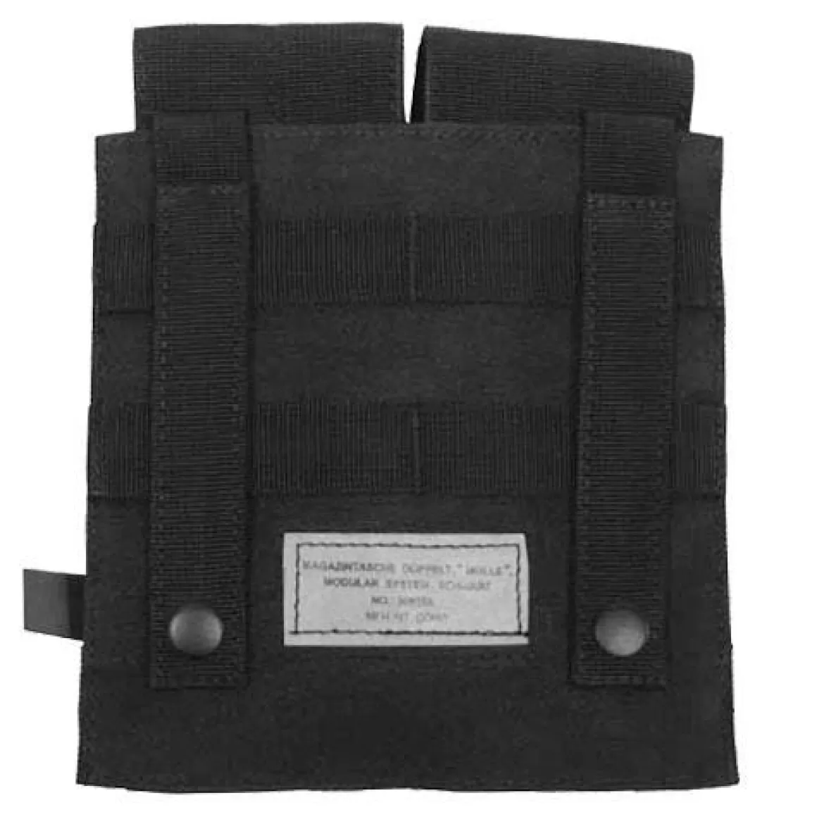 MFH Magazine Pouches> Double M4/M16 Magazine Pouch Molle Black