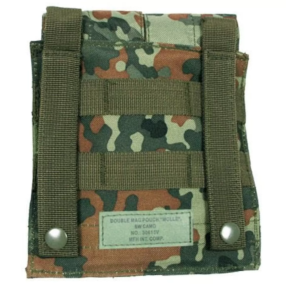 MFH Magazine Pouches> Double M4/M16 Magazine Pouch Molle Flecktarn