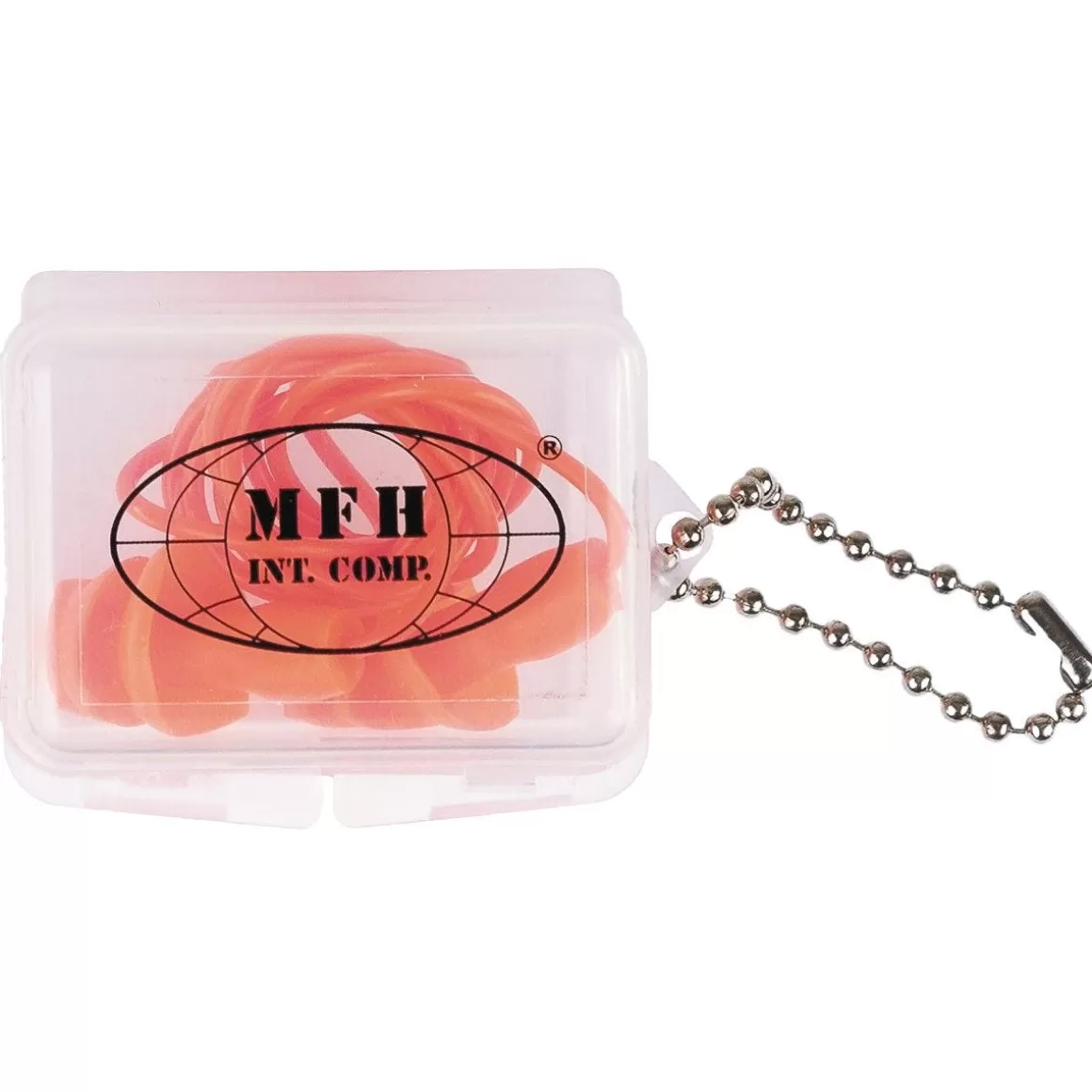 MFH Everything Else> Ear Plugs With Case Orange