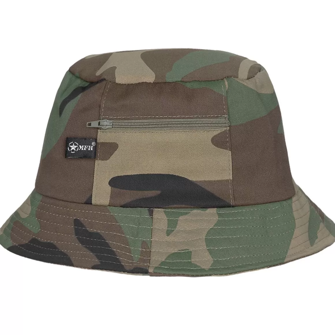 MFH Clothing> Fisherman Bucket Hat Woodland