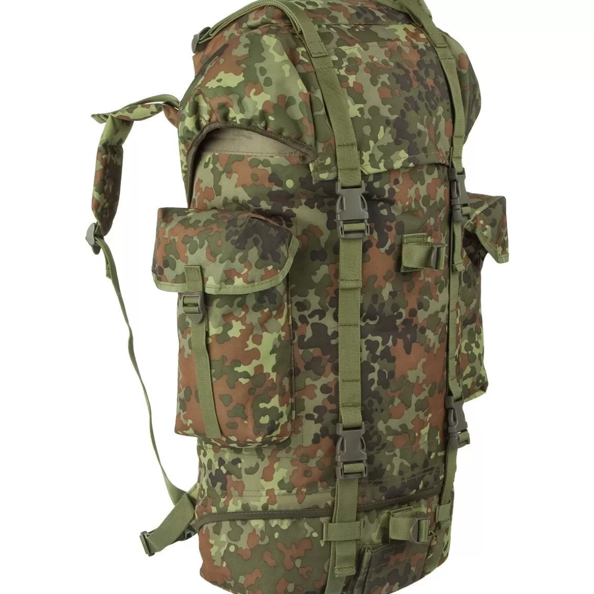 MFH Backpacks & Rucksacks> German Army Rucksack 65L Flecktarn