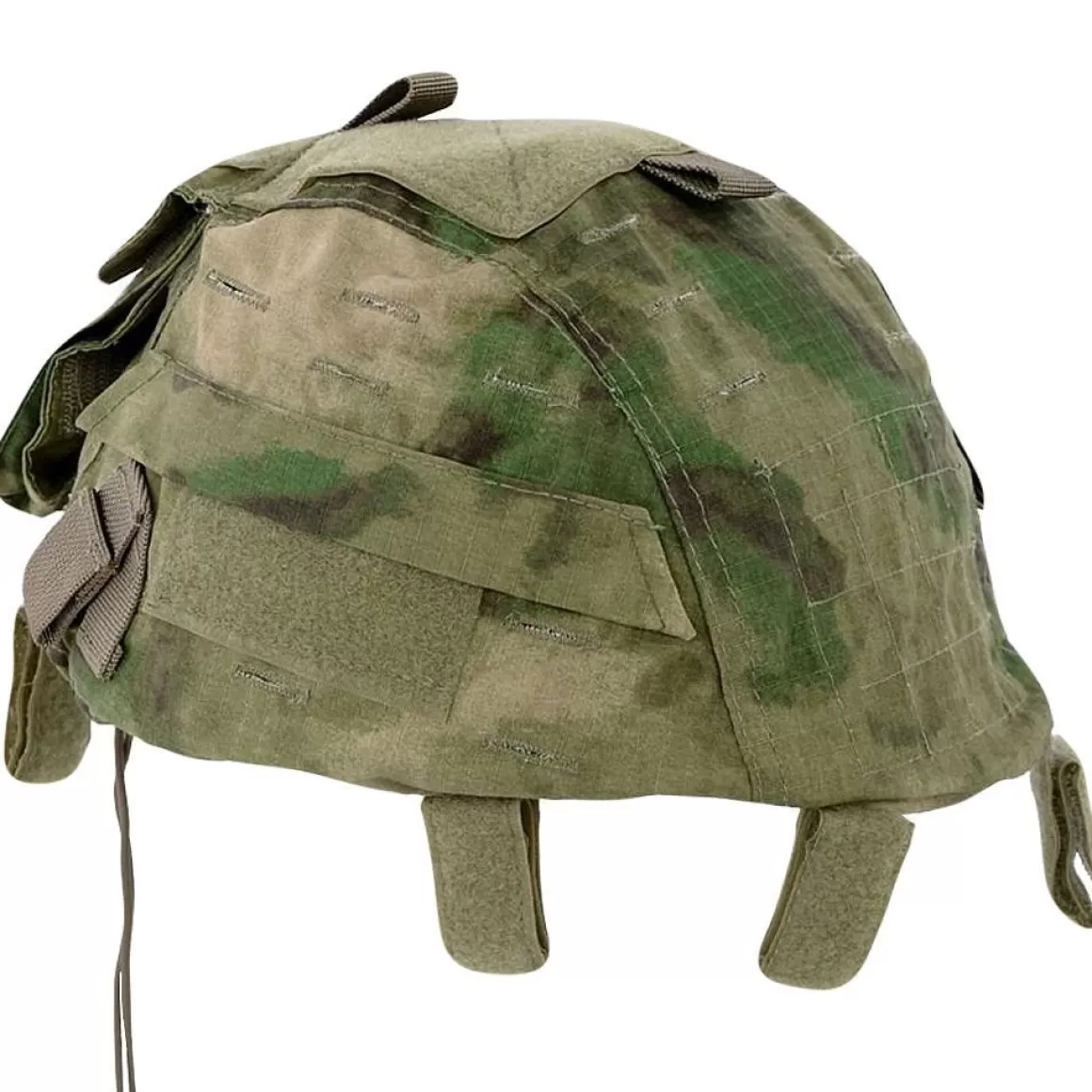 MFH Everything Else> Helmet Cover With Pockets Resizable Hdt Camo Green