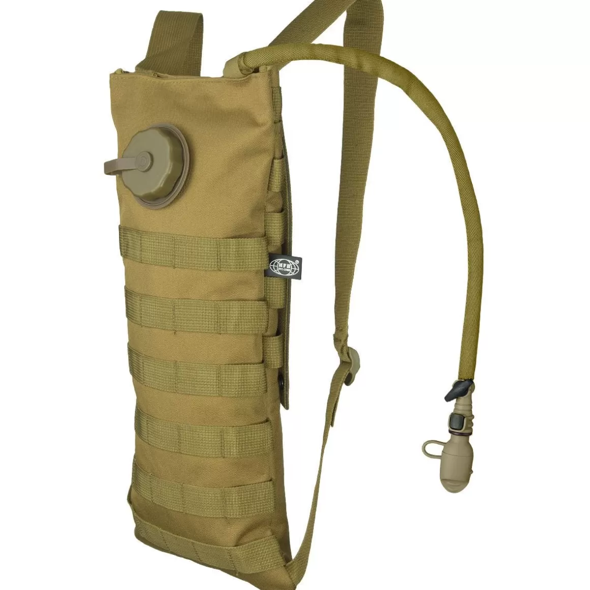 MFH Hydration Packs> Hydration Bladder And Carrier Molle Coyote