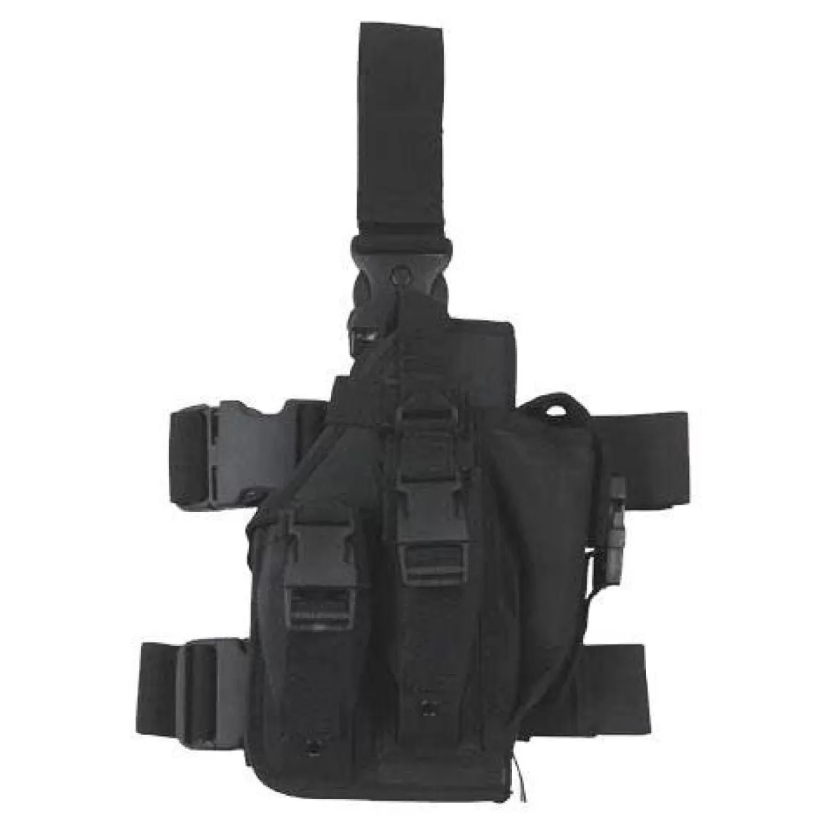 MFH Holsters> Leg Holster With 3 Mag Pouches Black