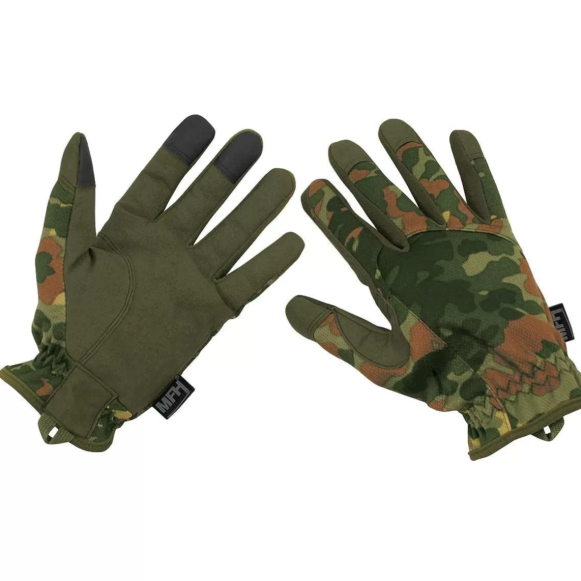 MFH Gloves> Lightweight Gloves Flecktarn