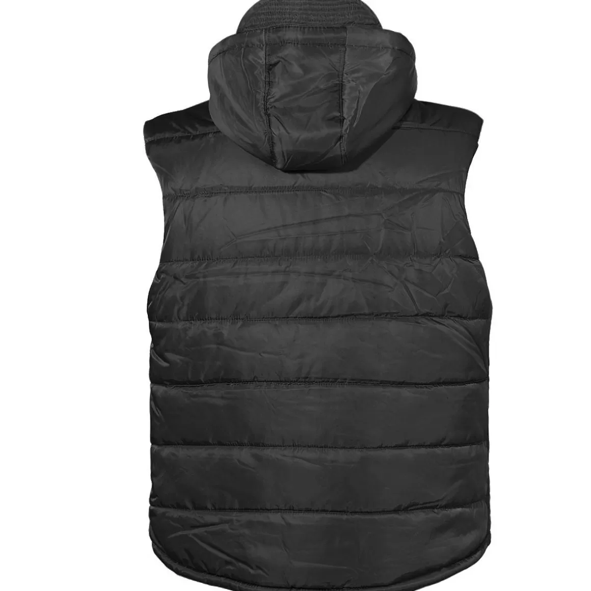 Helikon Multipurpose Vests>Mfh Lined Vest With A Detachable Hood Black