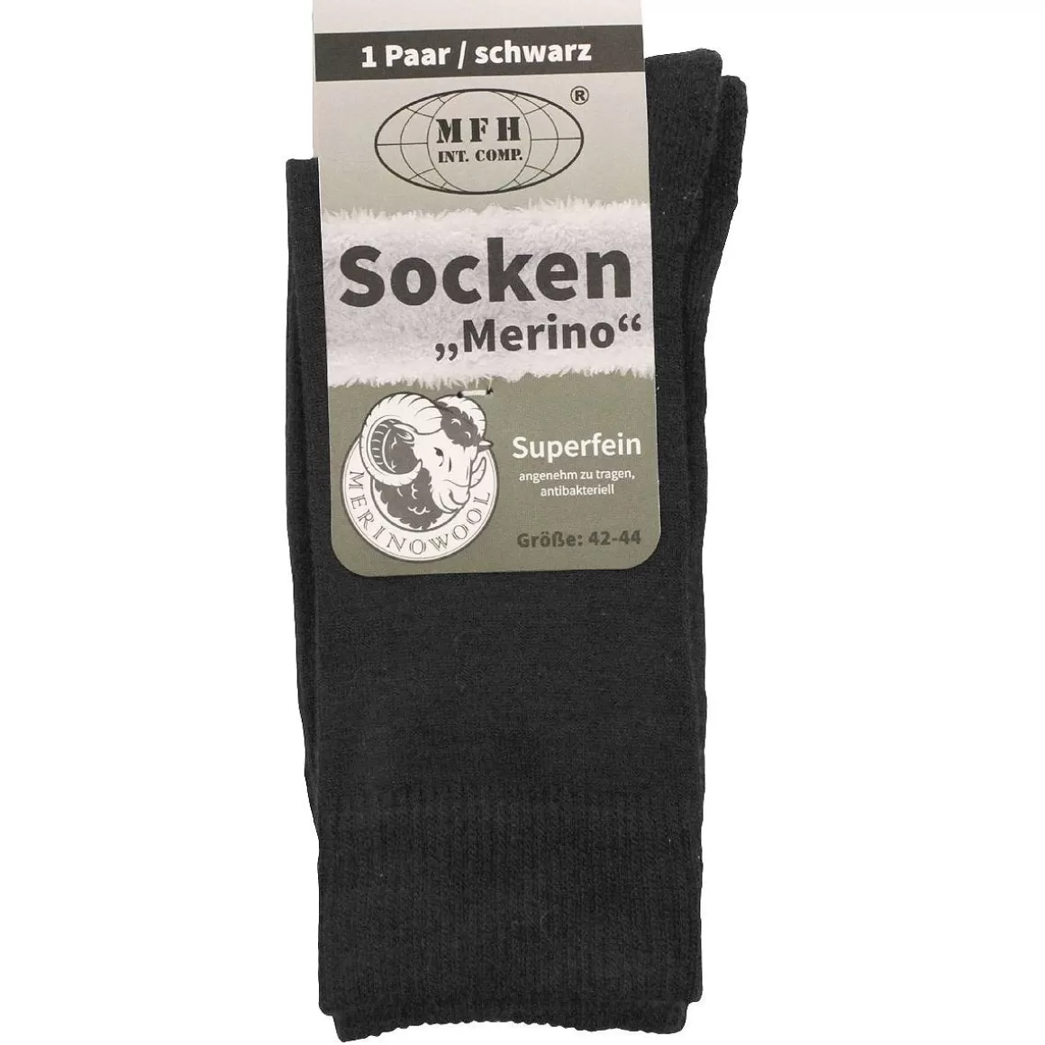 Seek Thermal Socks>Mfh Merino Socks Black