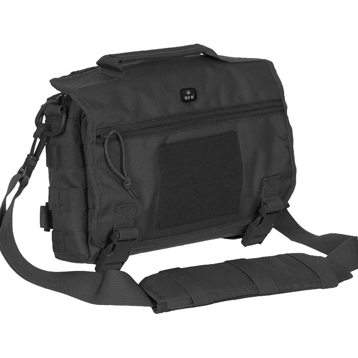 MFH Shoulder Bags> Molle Shoulder Bag Padded Straps Black