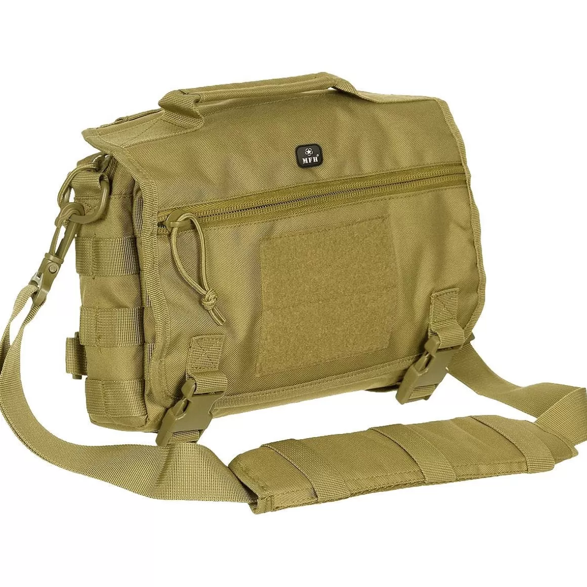 MFH Shoulder Bags> Molle Shoulder Bag Padded Straps Coyote Tan