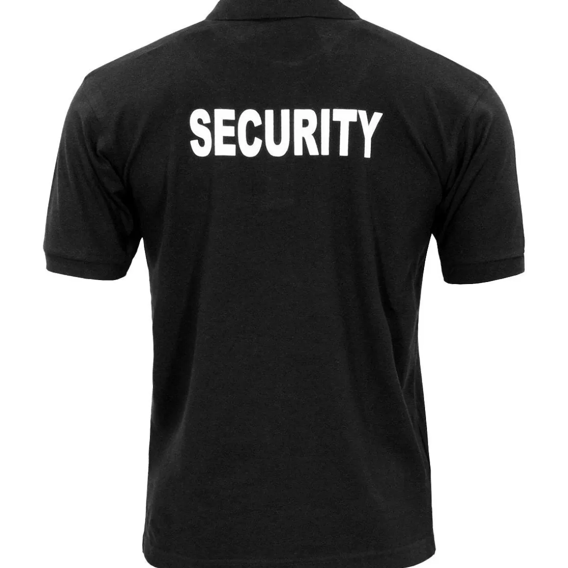 MFH T-Shirts & Vests> Polo Shirt With Security Print Black