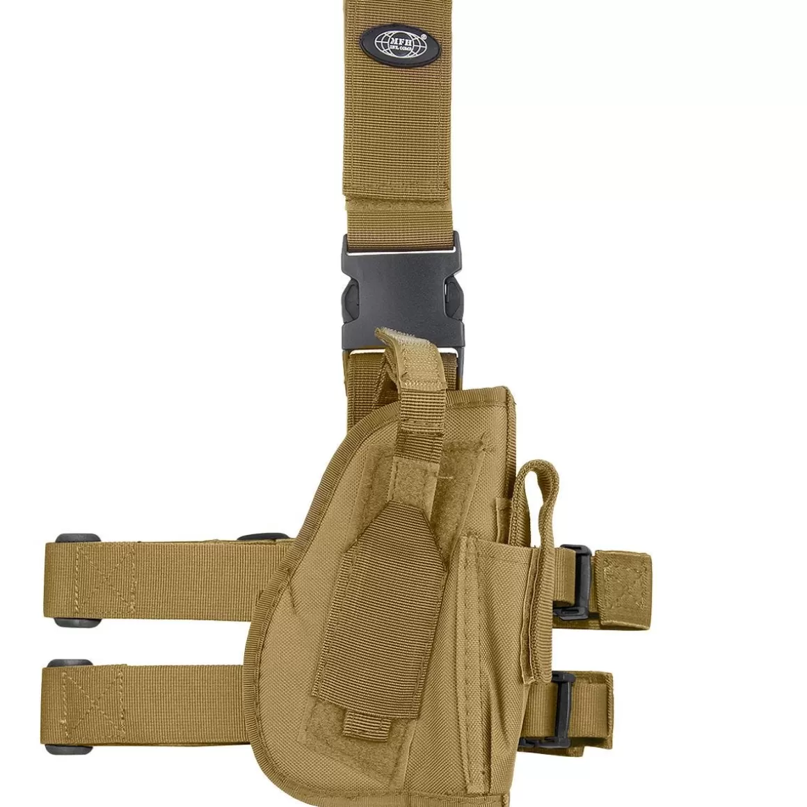 MFH Holsters> Right Leg Holster Coyote Tan