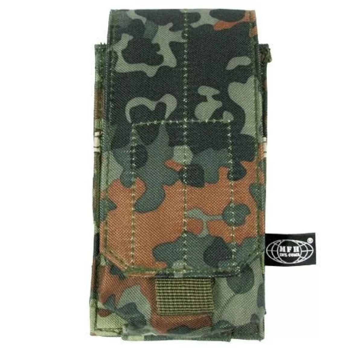 MFH Magazine Pouches> Single M4/M16 Magazine Pouch Molle Flecktarn