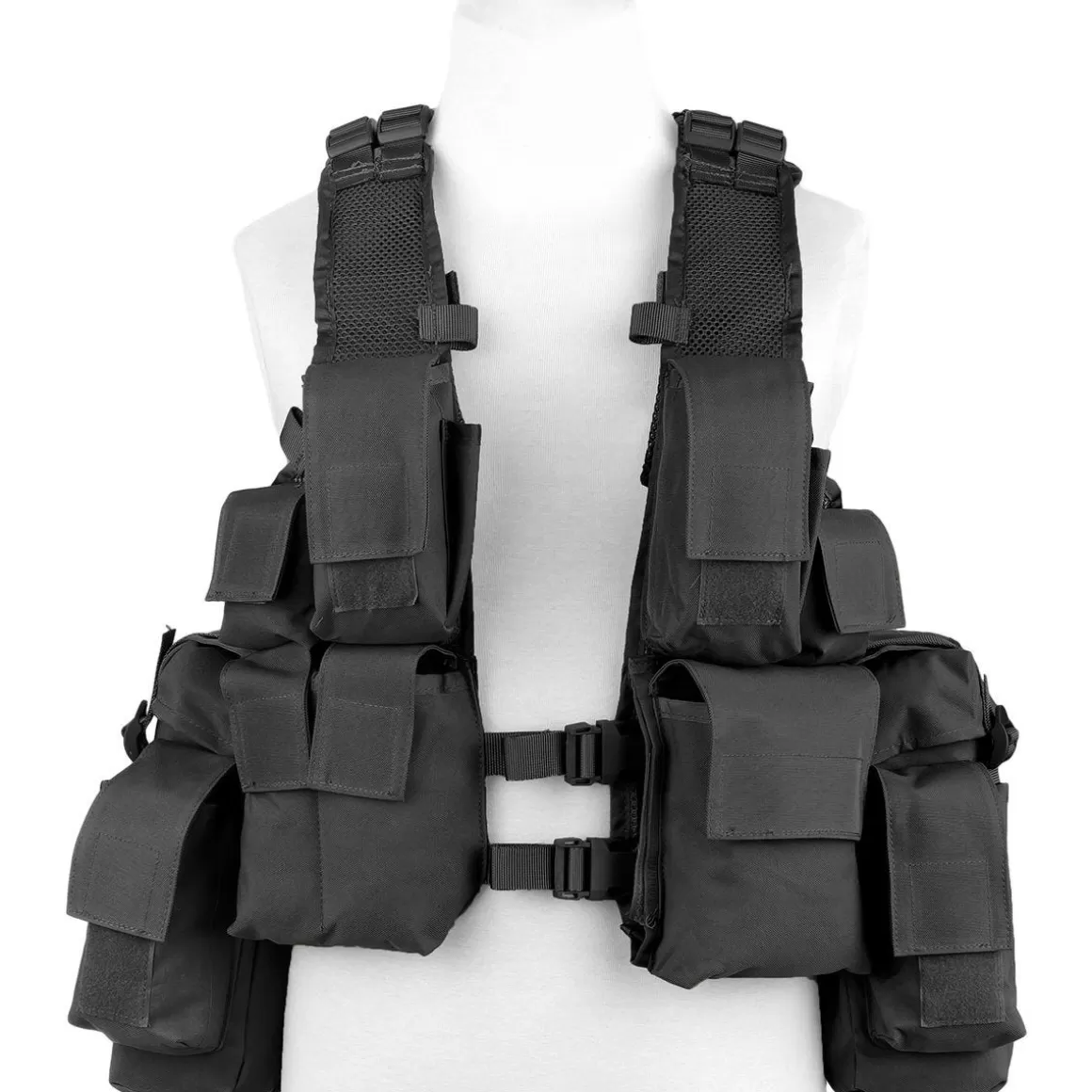 MFH Vests> South African Assault Vest Black