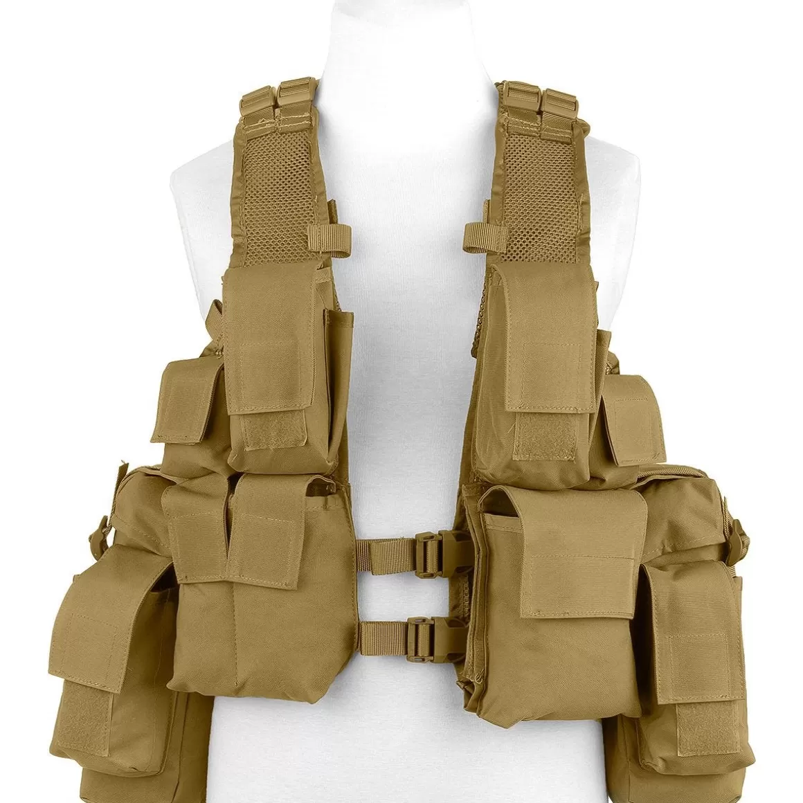 MFH Vests> South African Assault Vest Coyote Tan