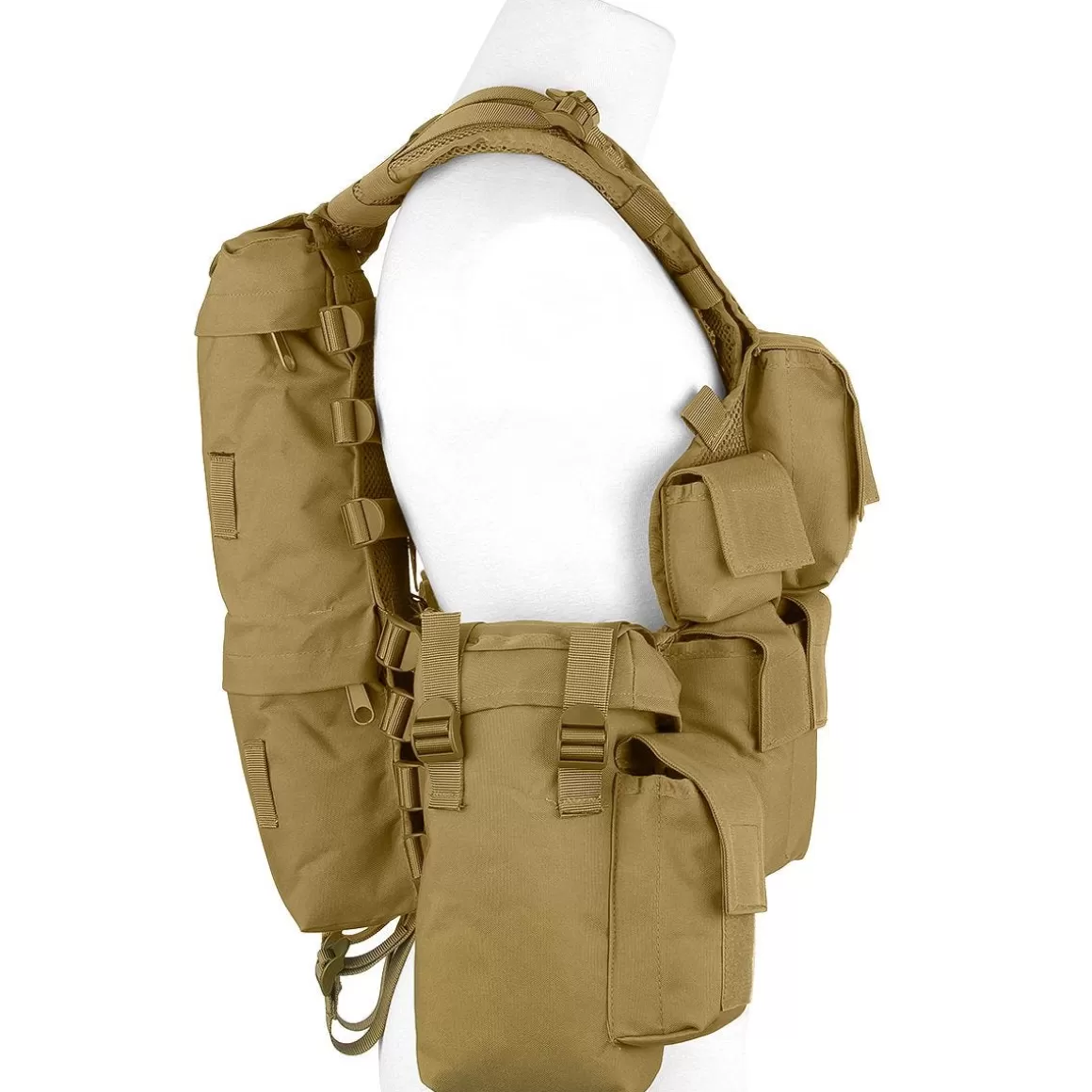 MFH Vests> South African Assault Vest Coyote Tan