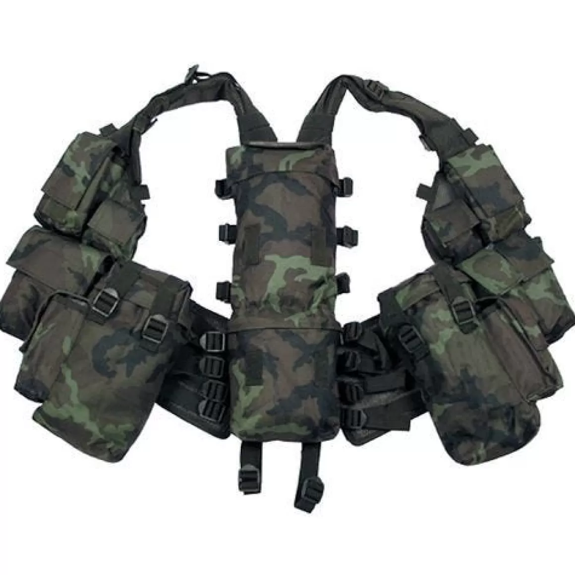 MFH Vests> South African Assault Vest Czech Woodland