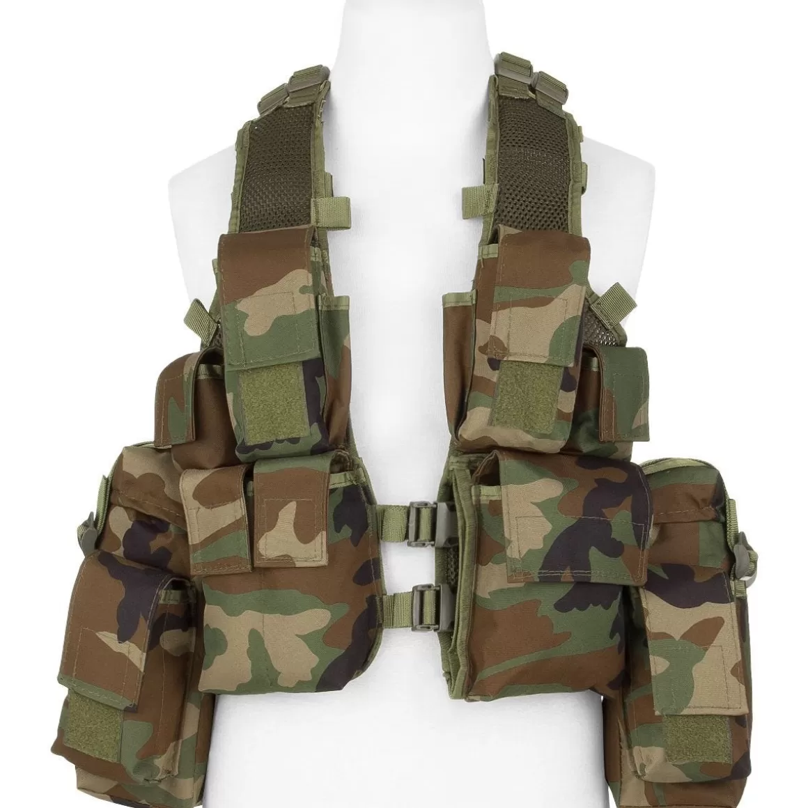 MFH Vests> South African Assault Vest Woodland