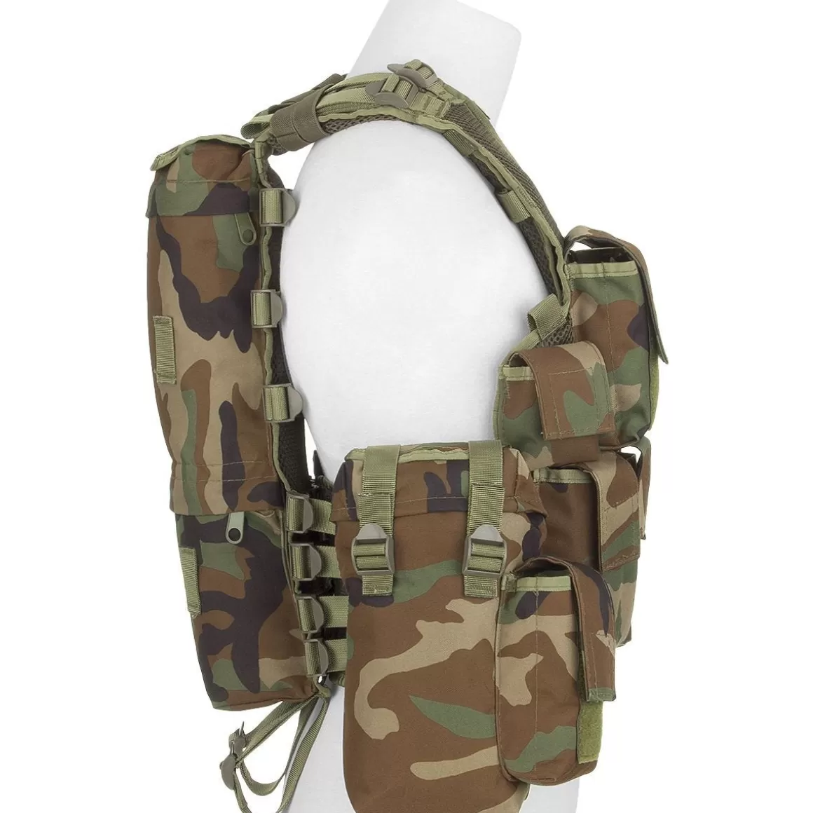 MFH Vests> South African Assault Vest Woodland