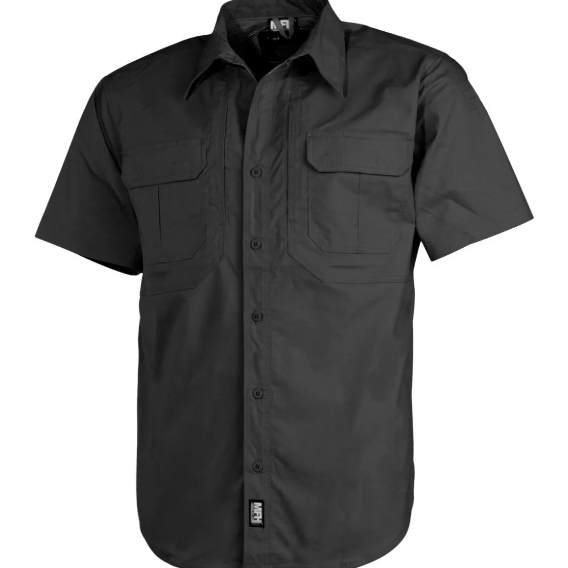 Flyye Industries Shirts>Mfh Strike Tactical Shirt Short Sleeve Black