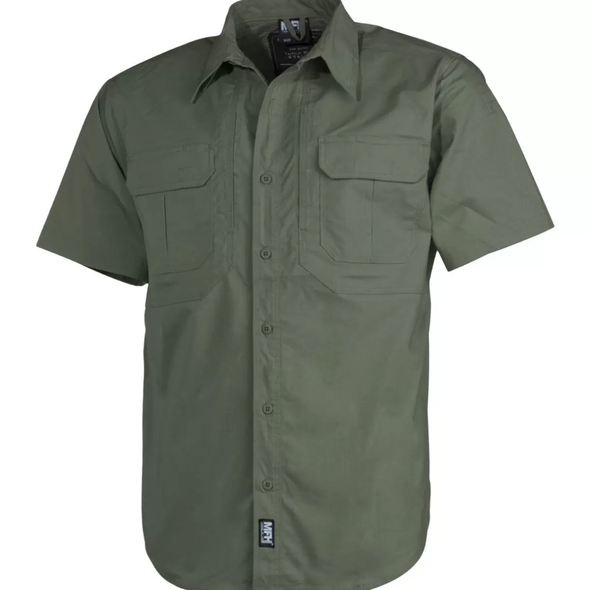 Flyye Industries Shirts>Mfh Strike Tactical Shirt Short Sleeve Od Green