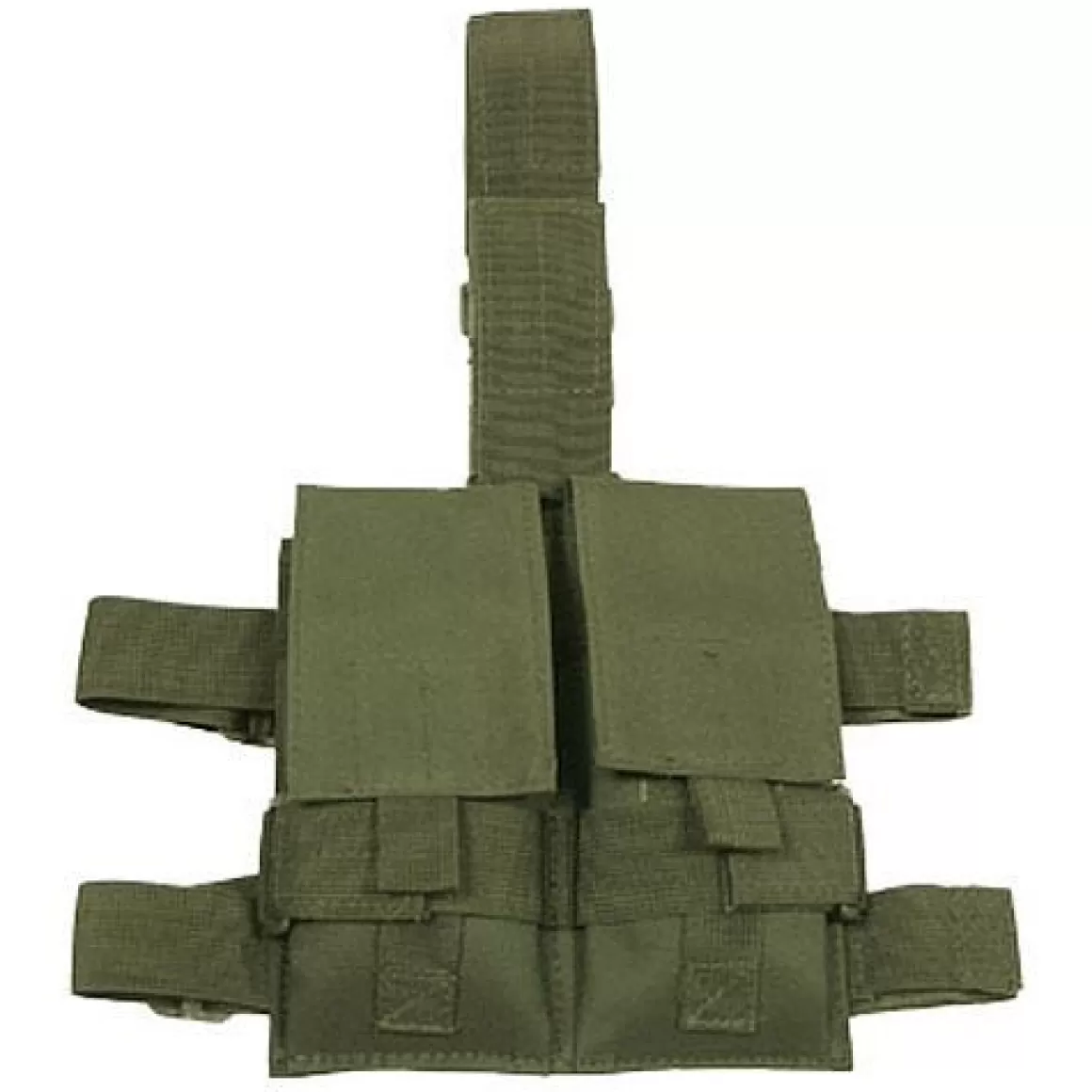 MFH Leg Pouches> Tactical Leg Pouch Double Magazine Olive