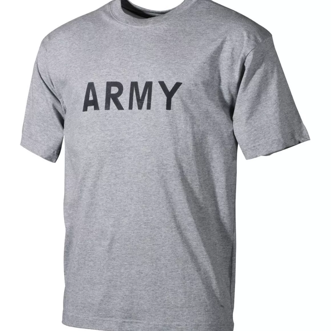 MFH T-Shirts & Vests> T-Shirt Grey With Army Print