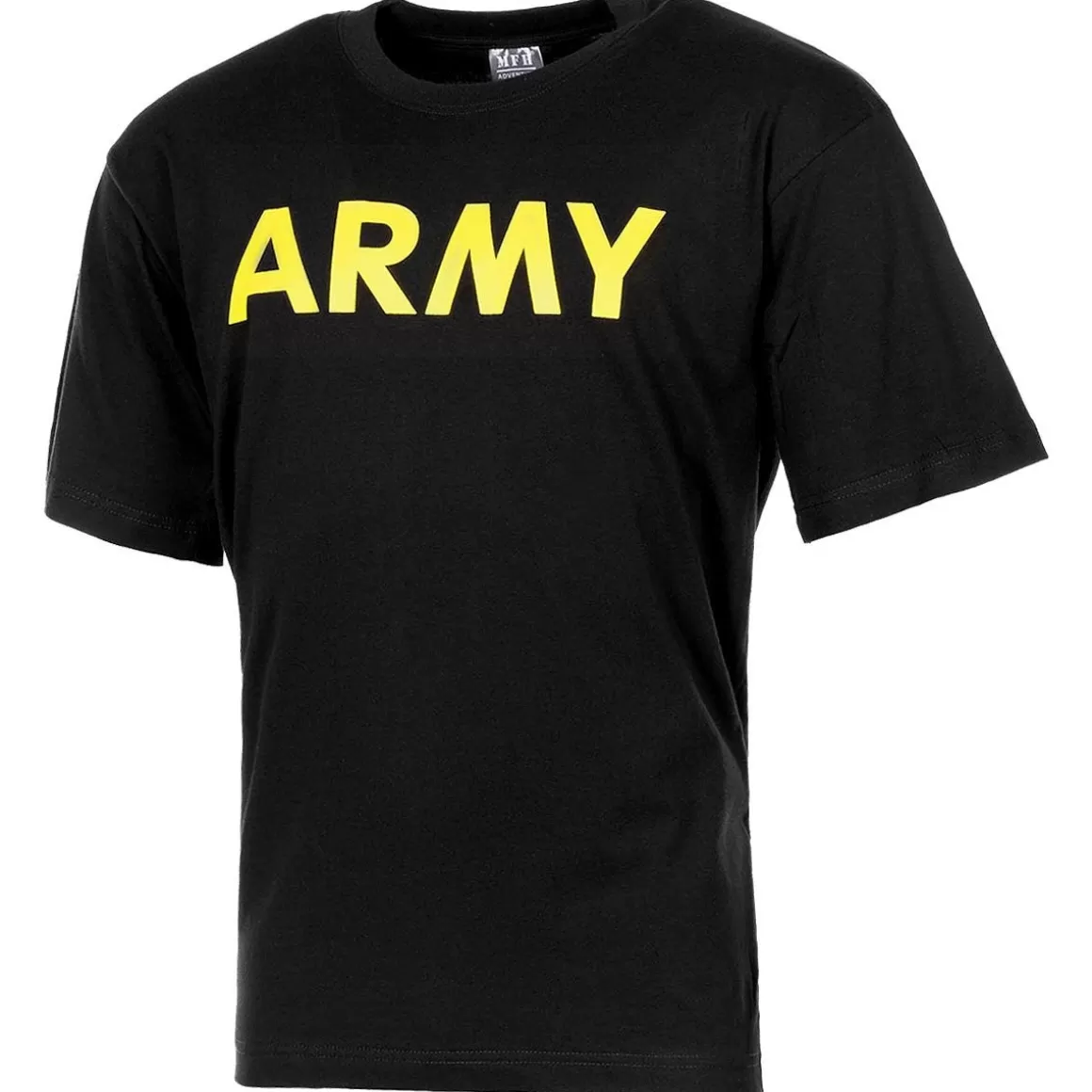 MFH T-Shirts & Vests> T-Shirt With Army Print Black