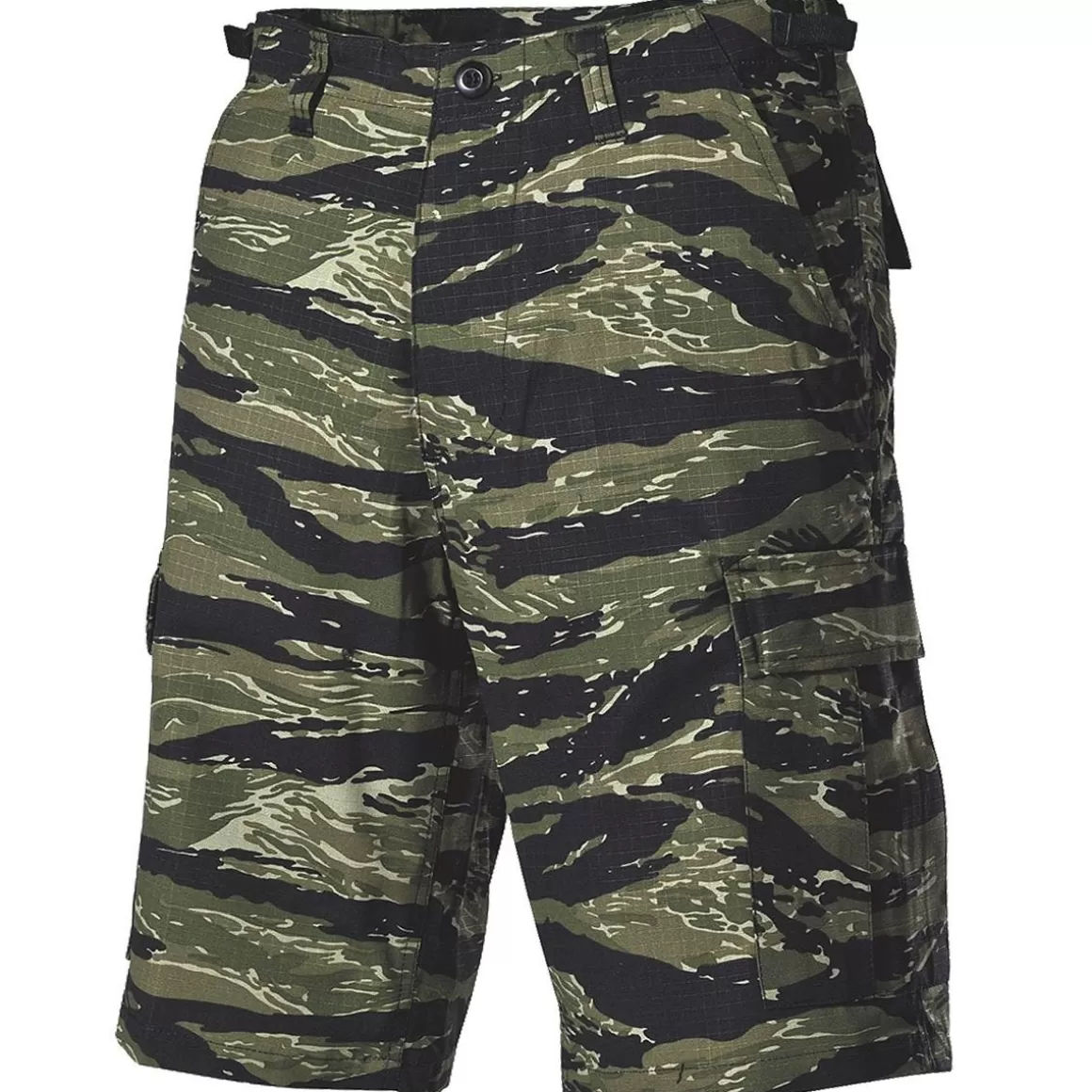 Flyye Industries Shorts>Mfh Us Bdu Bermuda Shorts Ripstop Tiger Stripe