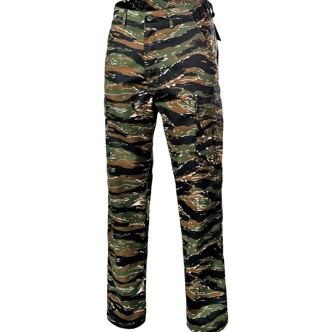 MFH Trousers> Us Bdu Combat Trousers Tiger Stripe