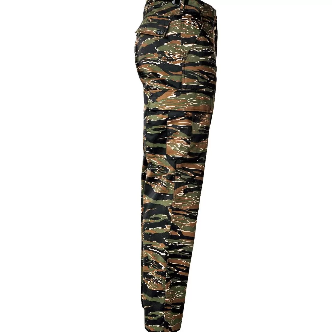 MFH Trousers> Us Bdu Combat Trousers Tiger Stripe