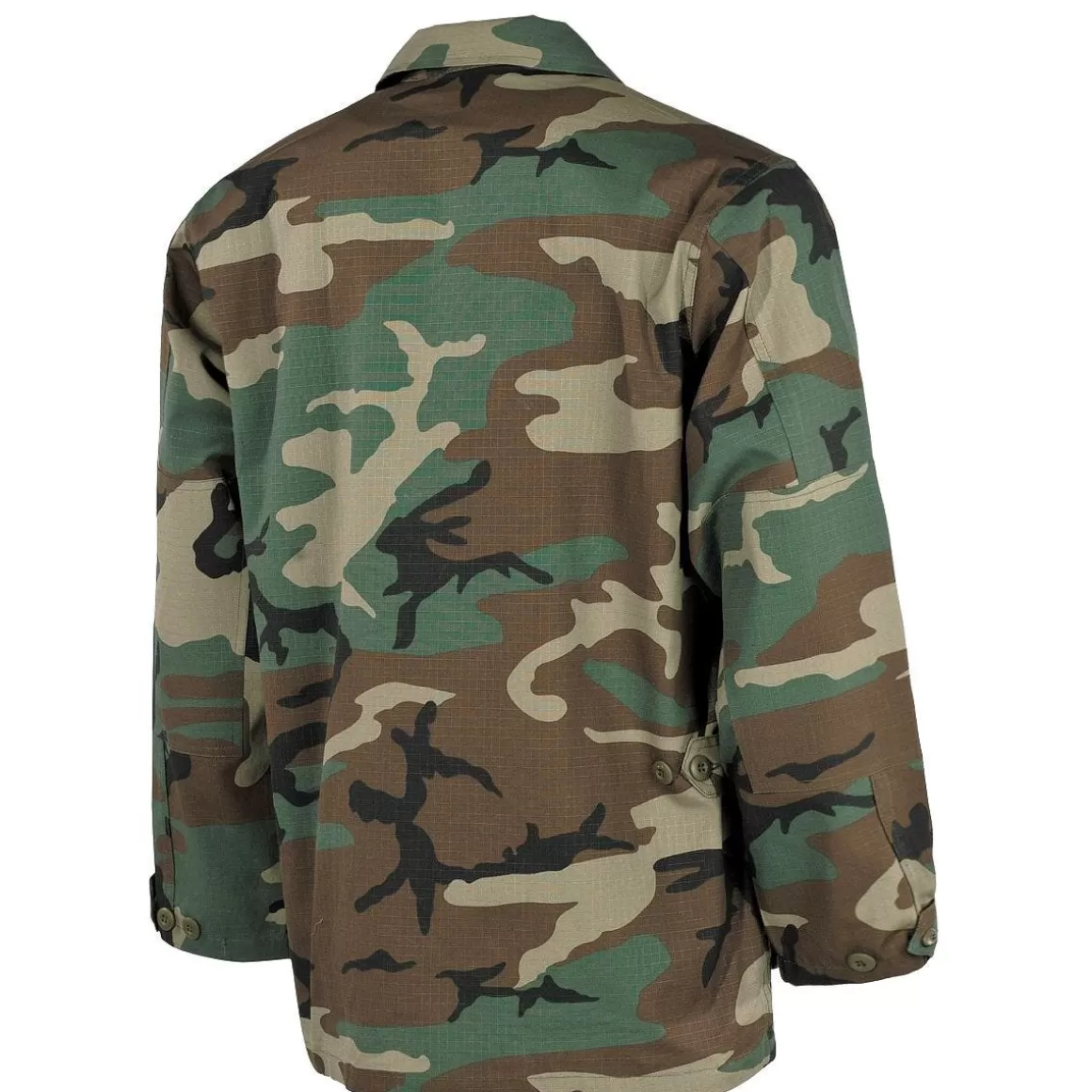 MFH Jackets & Coats> Us Bdu Field Jacket Ripstop Woodland Camo