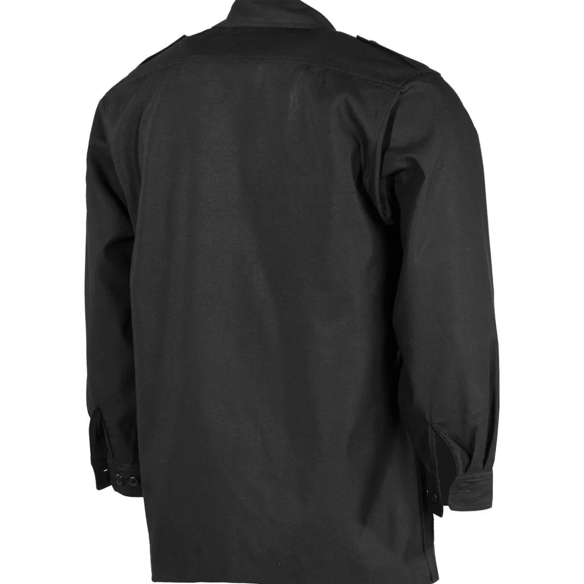 Wisport Shirts>Mfh Us Long Sleeved Shirt Black