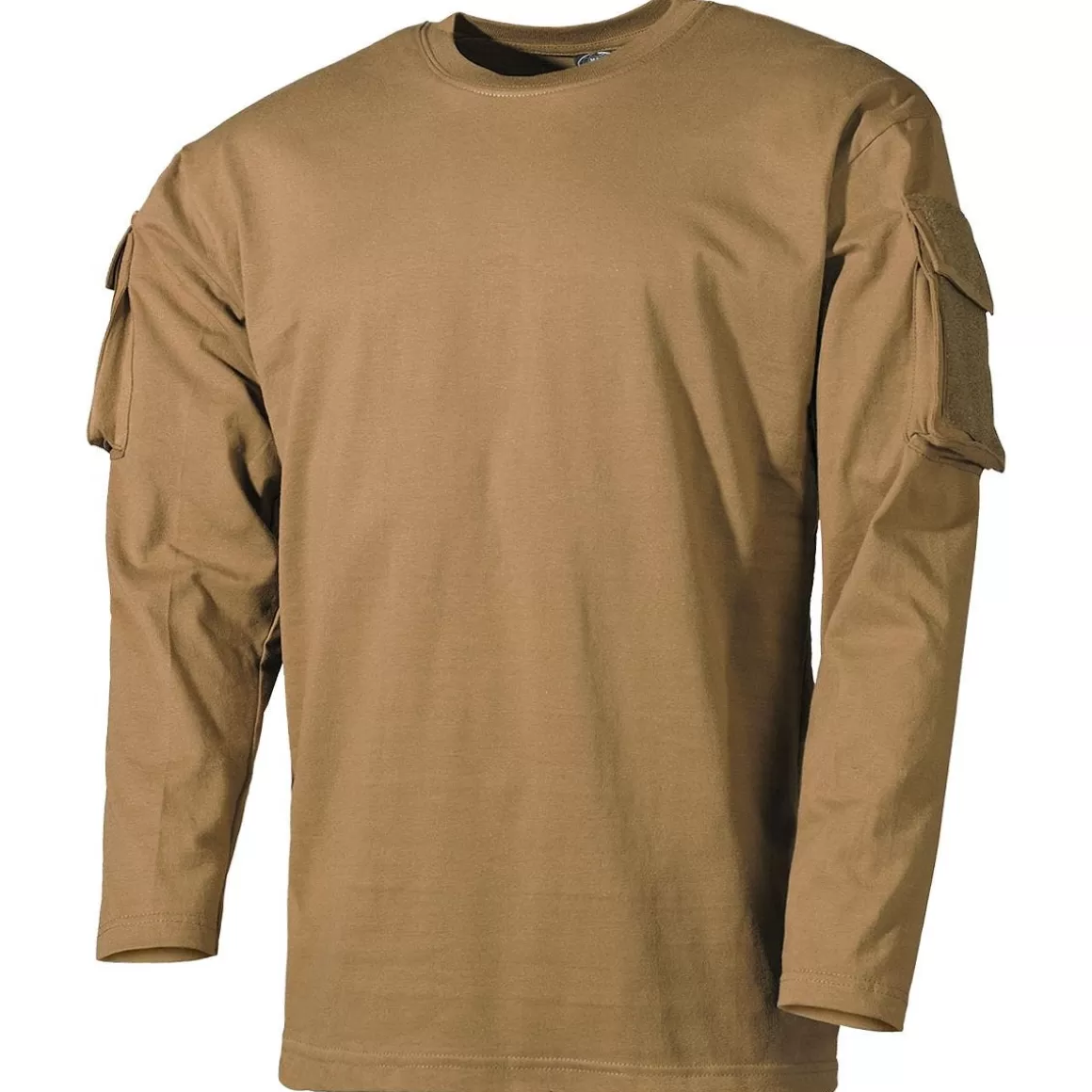 MFH T-Shirts & Vests> Us Long Sleeved T-Shirt With Sleeve Pockets Coyote