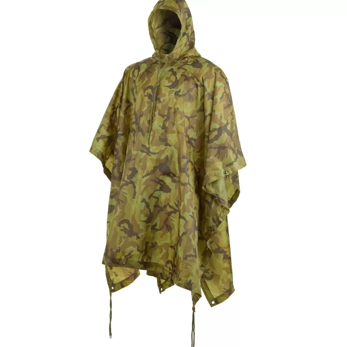 MFH Miscellaneous Accessories> Us Poncho Ripstop Czech Woodland