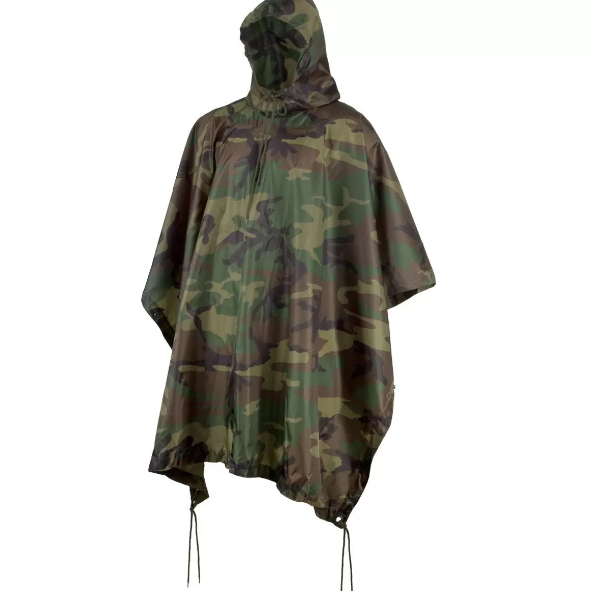 MFH Miscellaneous Accessories> Us Poncho Ripstop Woodland