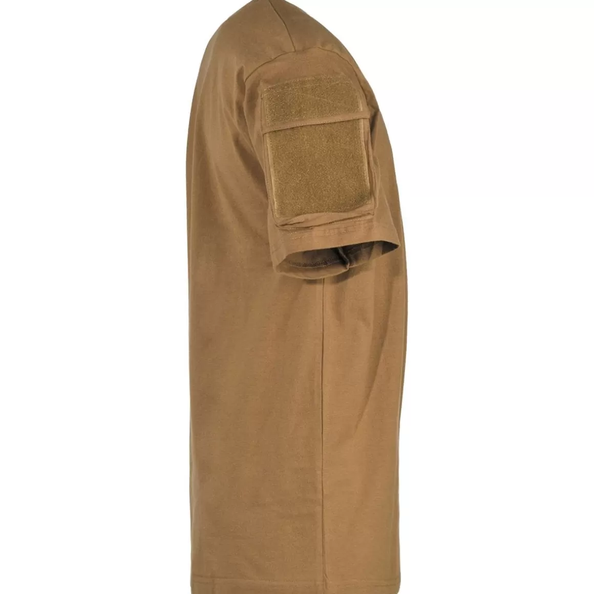 MFH T-Shirts & Vests> Us Short Sleeved T-Shirt With Sleeve Pockets Coyote