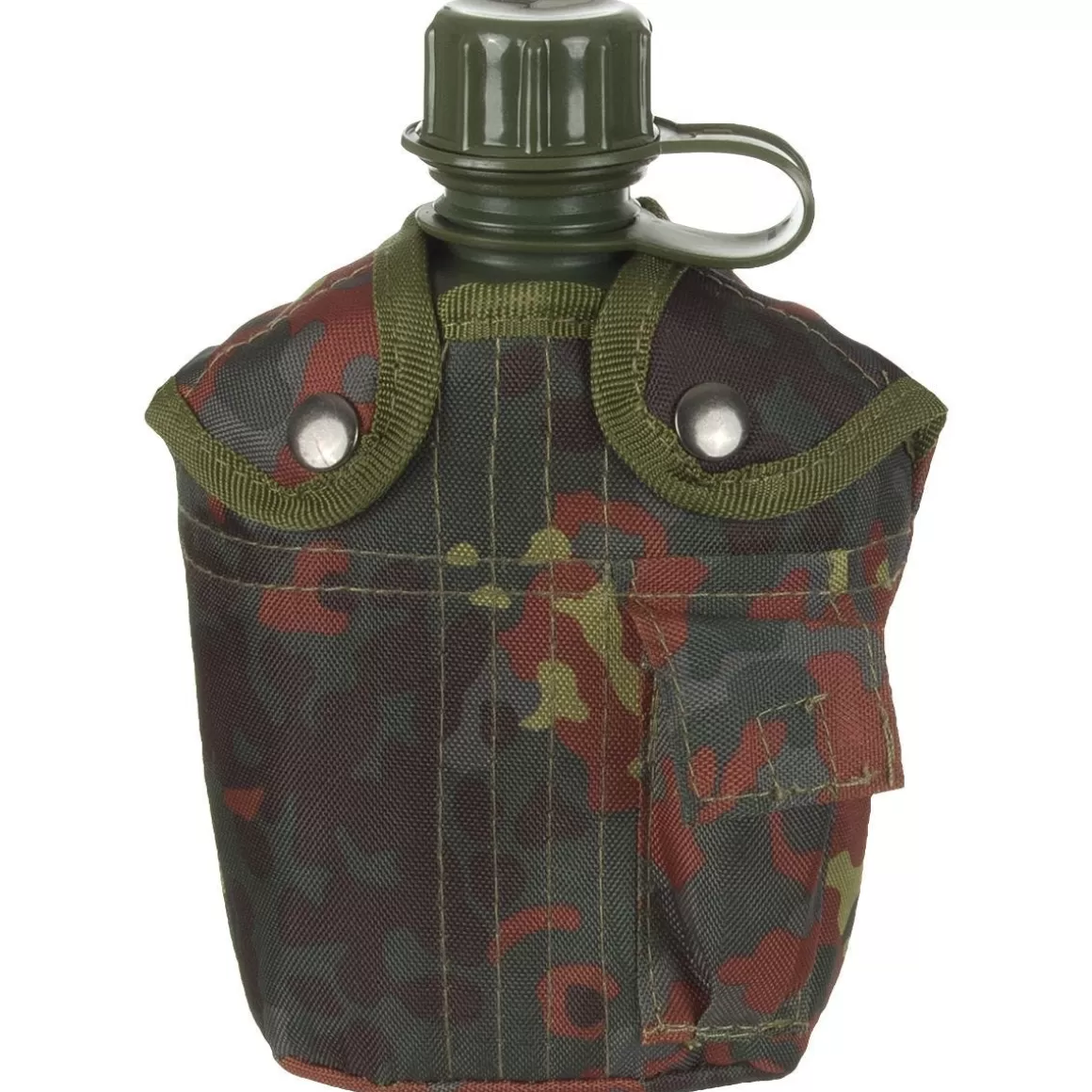 MFH Hydration> Us Style Canteen Flecktarn