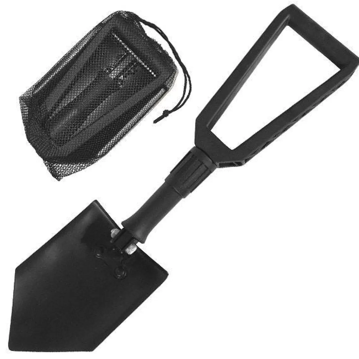 Mil-Com Tools & Hardware> Lightweight Folding Shovel Black