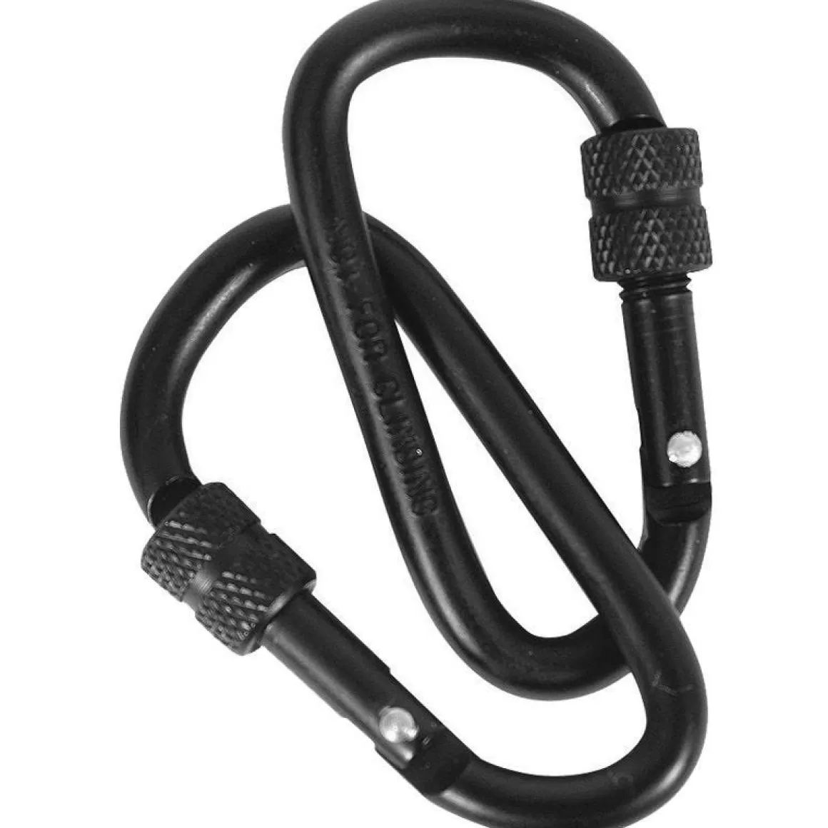 Mil-Com Miscellaneous Accessories> Warrior Locking Carabiners 6Mm Black