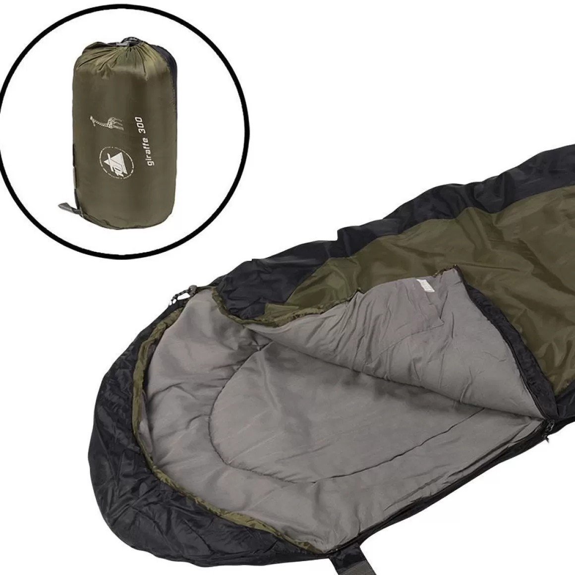 Mil-Tec Sleeping Gear> 10-T Mummy Sleeping Bag Giraffe 300